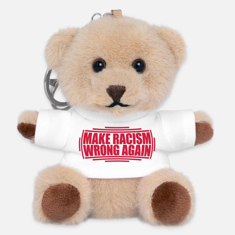 make racism wrong again - Teddy Keyring - white