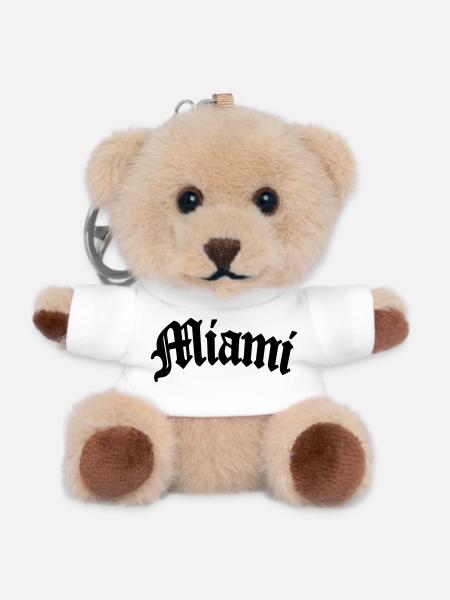 miami - Teddy Schlüsselanhänger - Weiß