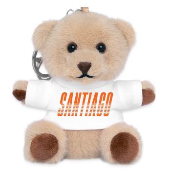 Santiago - Teddy Schlüsselanhänger - Weiß - Vorne