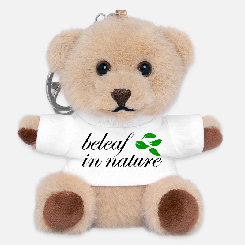 beleaf in nature - Teddy Schlüsselanhänger - Weiß