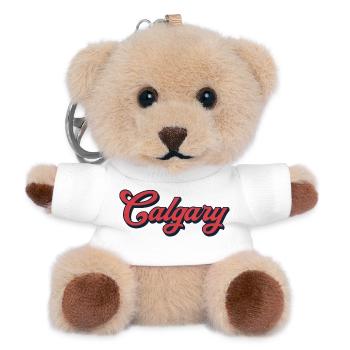 Calgary Lettering Canada – Retro Typography - Teddy Keyring - white - Front