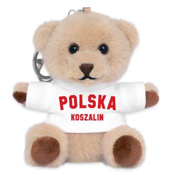 KOSZALIN Polska Polen - Teddy Schlüsselanhänger - Weiß - Vorne