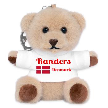 Randers Denmark - Stylish prints - Teddy Keyring - white - Front