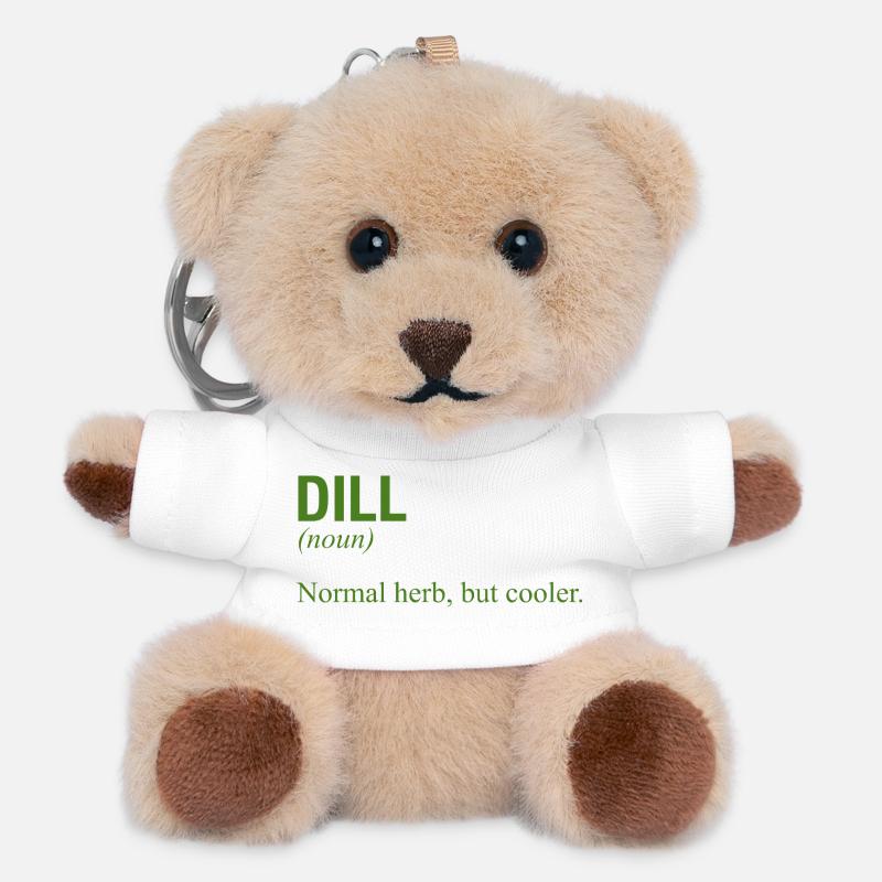 DILL - Teddy Schlüsselanhänger - Weiß