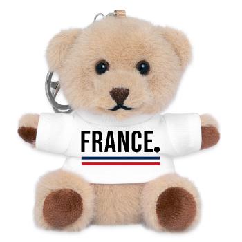 France – Minimal Streetwear Shirt - Teddy Keyring - white - Front