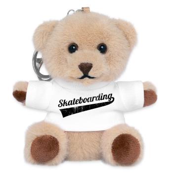 Skateboarding - Teddy Keyring - white - Front