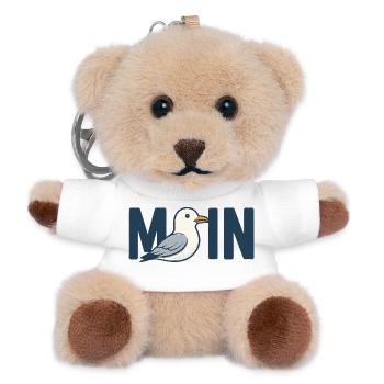 Moin Beach Bird Illustration Sea North Sea Baltic Sea - Teddy Keyring - white - Front