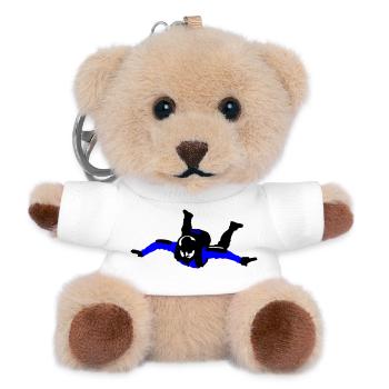 Skydiver - Teddy Keyring - white - Front