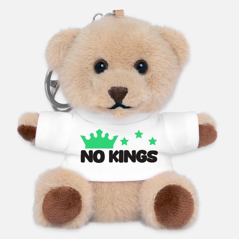 King tiger funny saying - Teddy Keyring - white