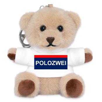 PoloZwei auto wagen Oldtimer oida - Teddy Schlüsselanhänger - Weiß - Vorne