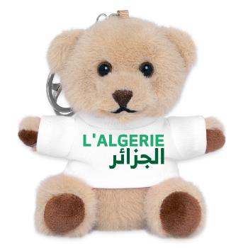 Algeria Djazayer Dzayer Al Jazayer El Djazaïr - Teddy Keyring - white - Front