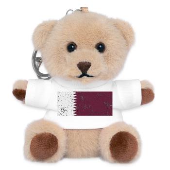 Qatar Qatar - Teddy Keyring - white - Front