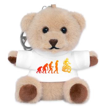 Direct Mountain Bike Statement - Teddy Keyring - white - Front