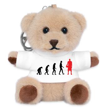 Basket Ball Evolution / Basketball - Teddy Keyring - white - Front