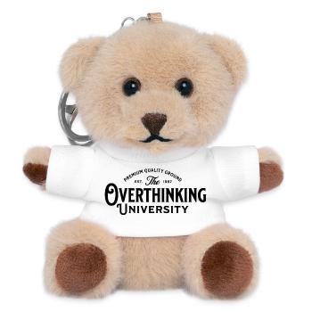 Overthinking_University - Teddy Schlüsselanhänger - Weiß - Vorne