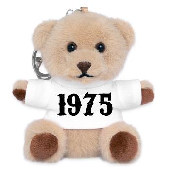 1975 - Teddy Schlüsselanhänger - Weiß - Vorne