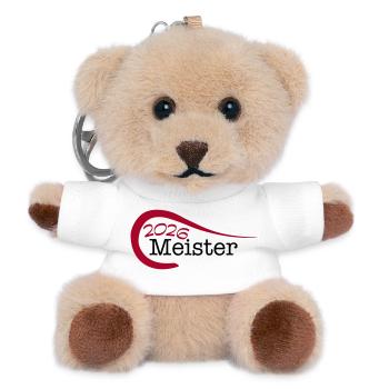 Meister 2026 Meisterschaft - Teddy Schlüsselanhänger - Weiß - Vorne