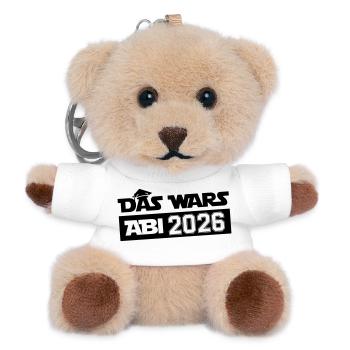 Das wars Abi 2026 - Teddy Schlüsselanhänger - Weiß - Vorne