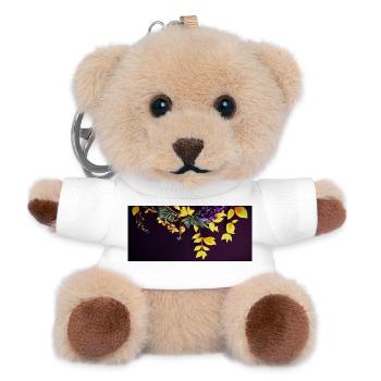 5 - Teddy Schlüsselanhänger - Weiß - Vorne