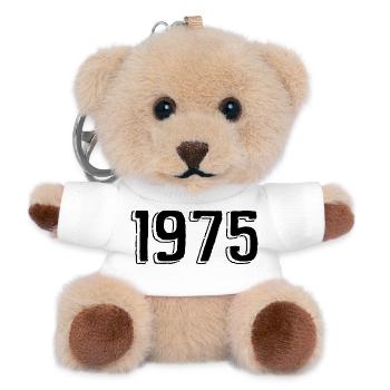 1975 - Porte-clés ourson - blanc - Devant