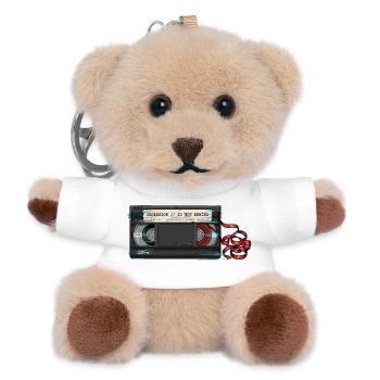Obsession VHS-Kassette - Teddy Schlüsselanhänger - Weiß - Vorne