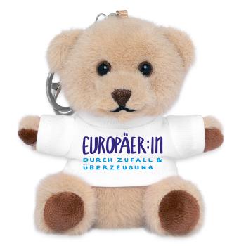 Europäer:in  - Teddy Schlüsselanhänger - Weiß - Vorne