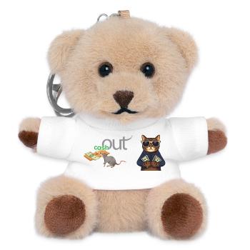 Bargeld - Teddy Schlüsselanhänger - Weiß - Vorne