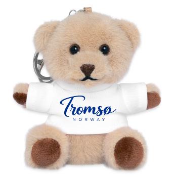 Tromso - Norway - Norwegen - Norge - Teddy Schlüsselanhänger - Weiß - Vorne