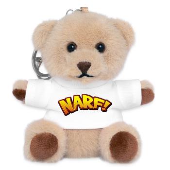 NARF! - Teddy Schlüsselanhänger - Weiß - Vorne