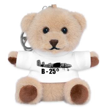 Bomber B-25 - Teddy Schlüsselanhänger - Weiß - Vorne