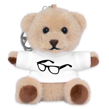 Lunettes de soleil - Porte-clés ourson - blanc - Devant