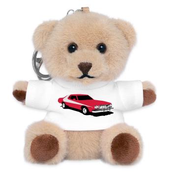 SH_Gran_Torino - Teddy Keyring - white - Front