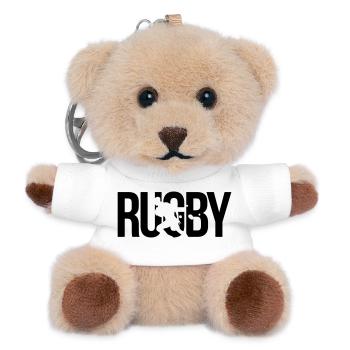 rugby - Teddy Keyring - white - Front