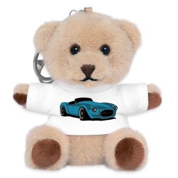 tuning cobra auto racing Automobile us cars icon - Teddy Keyring - white - Front
