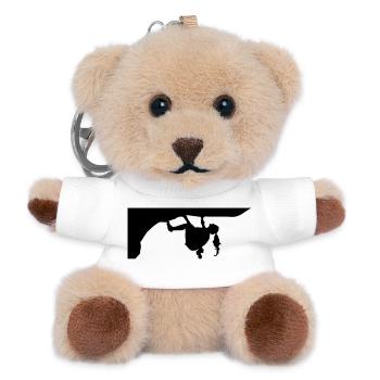 Climber - Teddy Keyring - white - Front