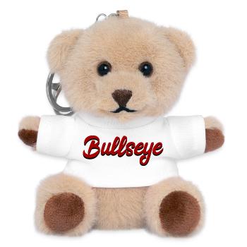 Fléchettes, fléchettes, fléchettes, t-shirt de fléchettes, chemise de fléchettes - Porte-clés ourson - blanc - Devant