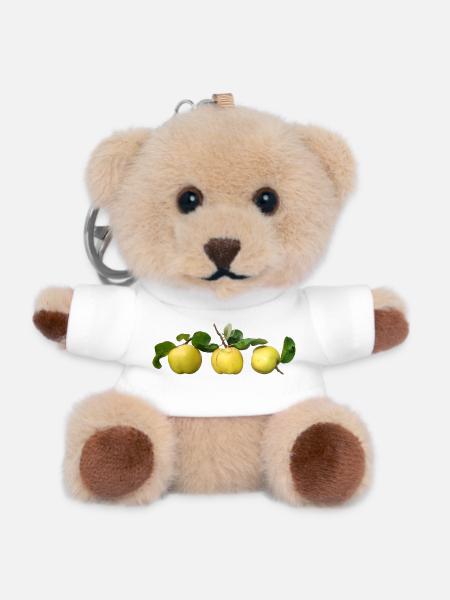 Quitten - Teddy Schlüsselanhänger - Weiß