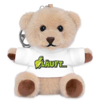 Läuft... - Schildkröte - Teddy Schlüsselanhänger - Weiß - Vorne