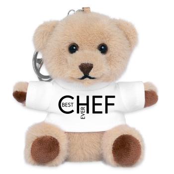 Cadeaux pour hommes - Porte-clés ourson - blanc - Devant