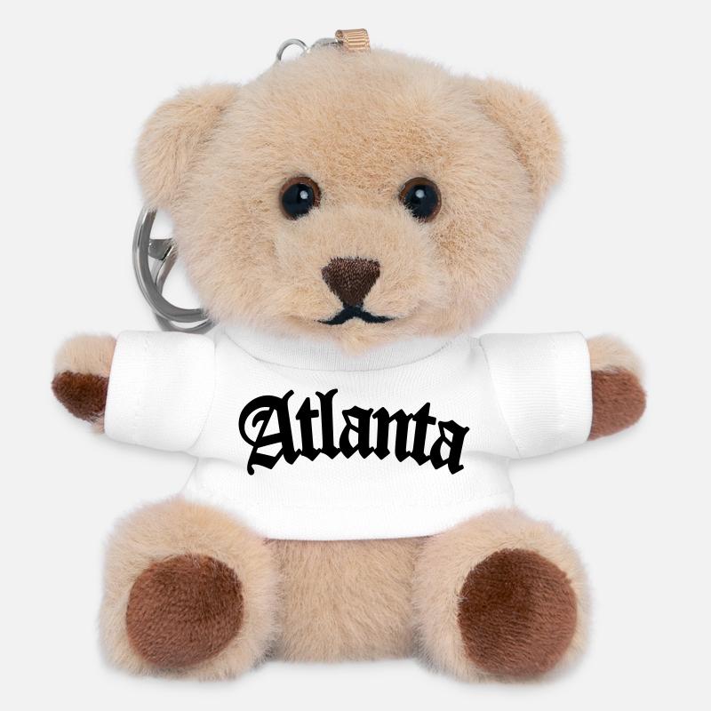 Atlanta - Teddy Keyring - white