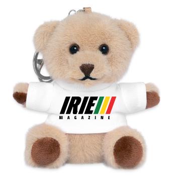 IRIE Magazine Reggae Rasta Roots Music Culture - Teddy Keyring - white - Front