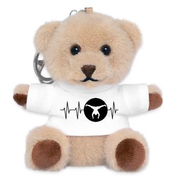 Calisthenics Sport Team Handstand Pulse Turner icon - Teddy Keyring - white - Front