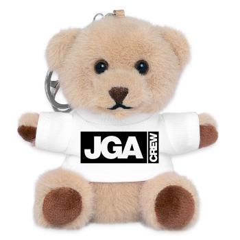 JGA Crew - Emblem - Teddy Schlüsselanhänger - Weiß - Vorne