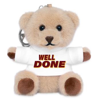 WELL DONE - Teddy Schlüsselanhänger - Weiß - Vorne