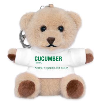 CUCUMBER - Teddy Schlüsselanhänger - Weiß - Vorne