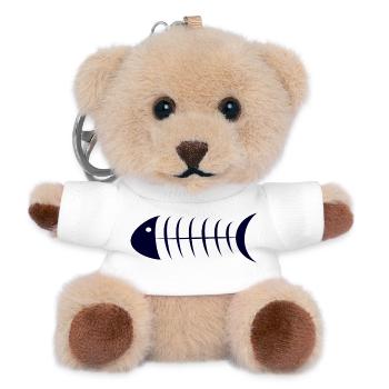 SARDINE. FISH. APRIL FOOL. EASTER. SEA - Teddy Keyring - white - Front
