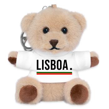 Lisboa – Minimal Streetwear Shirt - Teddy Keyring - white - Front