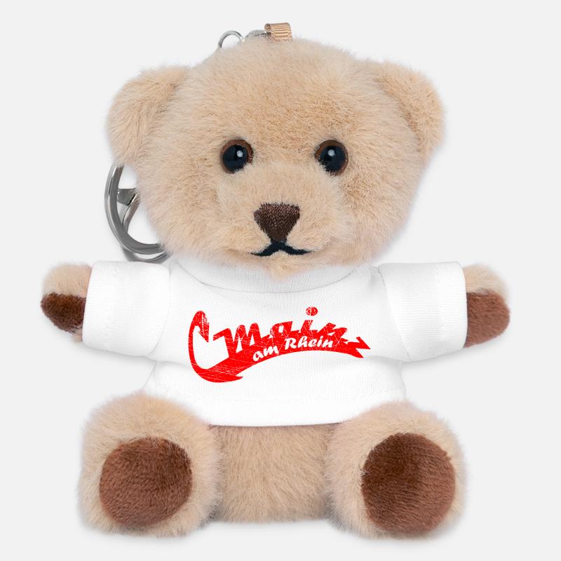Mainz - Teddy Schlüsselanhänger - Weiß