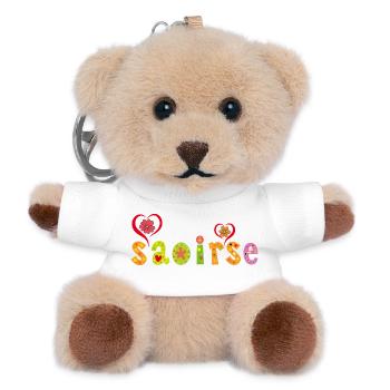 Saoirse Personalized Design - Teddy Keyring - white - Front