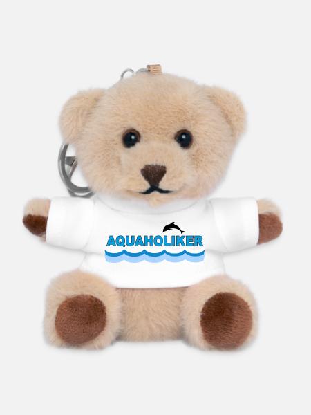 AQUAHOLIKER - Teddy Schlüsselanhänger - Weiß